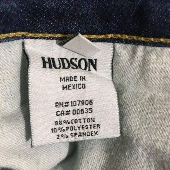 Hudson Cuffed Straight Jeans Size 31 - Picture 12 of 12